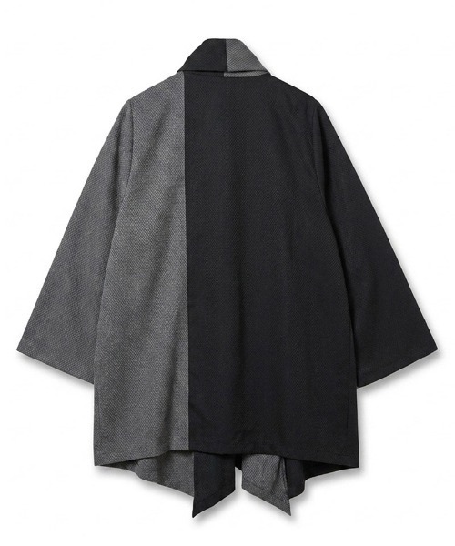 NO ID.(ノーアイディ)の「mj12002- フレキシブルレイヤードガウン(459006-587J)(その他アウター・メンズ・ネイビー/グレー/ブラック・ONE SIZE)」の16枚目の写真