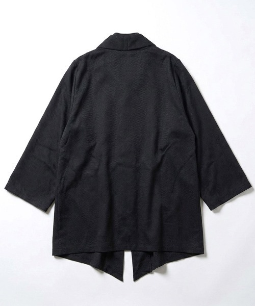NO ID.(ノーアイディ)の「mj12002- フレキシブルレイヤードガウン(459006-587J)(その他アウター・メンズ・ネイビー/グレー/ブラック・ONE SIZE)」の18枚目の写真