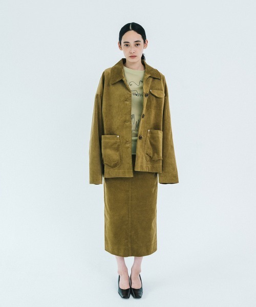soduk(スドーク)の「【soduk】26AW新作 painter’s big jacket / ペインターズビッグジャケット(その他アウター・レディース・GRAY/BROWN・ONE SIZE)」の8枚目の写真