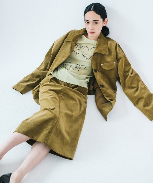soduk(スドーク)の「【soduk】26AW新作 painter’s big jacket / ペインターズビッグジャケット(その他アウター・レディース・GRAY/BROWN・ONE SIZE)」の9枚目の写真