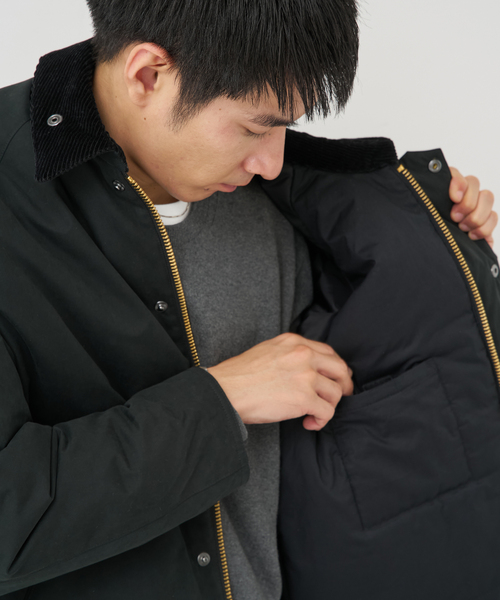 Barbour（バブアー）の「BARBOUR / バブアー 別注 PADDED ROLLBACK TRANSPORT JAC（その他アウター・メンズ・ブラック・42/40/38/36）」の4枚目の写真