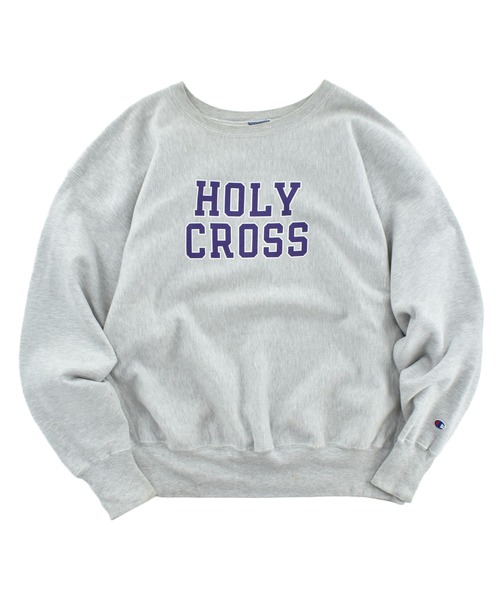 Champion(チャンピオン)の「【USED】Y2K Champion "HOLY CROSS" リバースウィーブ スウェット(スウェット・メンズ・グレー・XX-LARGE)」の1枚目の写真