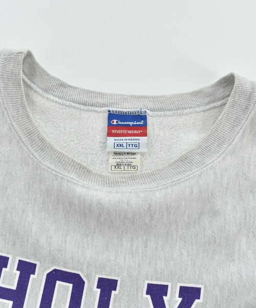 Champion(チャンピオン)の「【USED】Y2K Champion "HOLY CROSS" リバースウィーブ スウェット(スウェット・メンズ・グレー・XX-LARGE)」の12枚目の写真