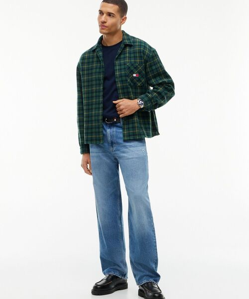 tommy jeans（トミー ジーンズ）の「ルーズストレートデニム（デニムパンツ・メンズ・インディゴブルー・34inch/32inch/30inch/28inch）」の2枚目の写真
