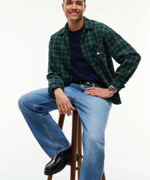 tommy jeans（トミー ジーンズ）の「ルーズストレートデニム（デニムパンツ・メンズ・インディゴブルー・34inch/32inch/30inch/28inch）」の9枚目の写真