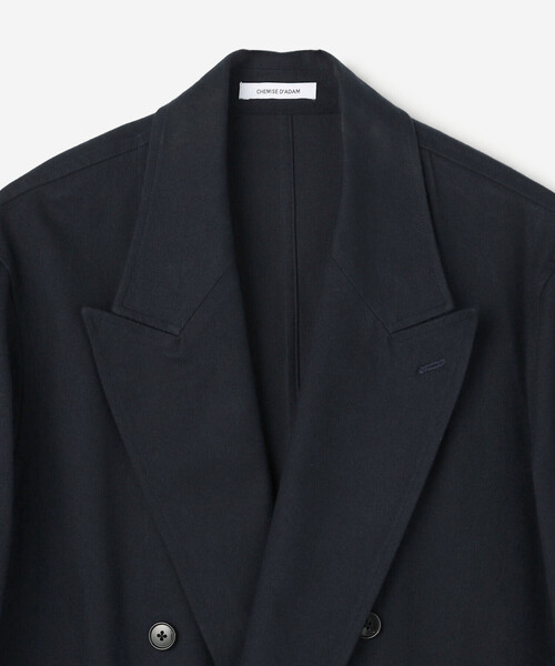 Bshop(ビショップ)の「CHEMISE D'ADAM | 〈別注〉SHIRT JACKET MEN(テーラードジャケット・メンズ・ネイビー・38/40)」の4枚目の写真