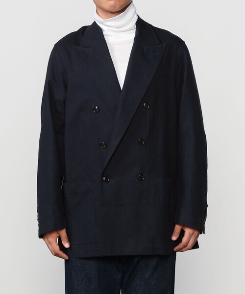Bshop(ビショップ)の「CHEMISE D'ADAM | 〈別注〉SHIRT JACKET MEN(テーラードジャケット・メンズ・ネイビー・38/40)」の10枚目の写真
