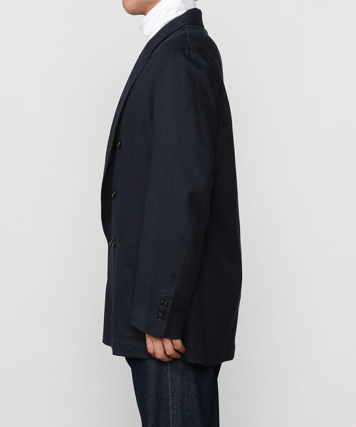 Bshop(ビショップ)の「CHEMISE D'ADAM | 〈別注〉SHIRT JACKET MEN(テーラードジャケット・メンズ・ネイビー・38/40)」の11枚目の写真