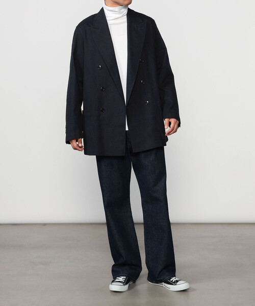Bshop(ビショップ)の「CHEMISE D'ADAM | 〈別注〉SHIRT JACKET MEN(テーラードジャケット・メンズ・ネイビー・38/40)」の14枚目の写真