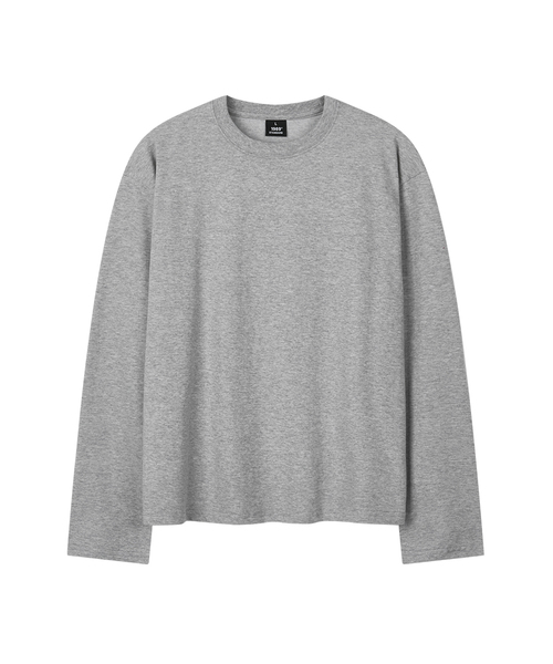 1989STANDARD(1989スタンダード)の「クロップドロングスリーブ(SKLSTDBASIC)(Tシャツ/カットソー・メンズ・ホワイト/ブラック/グレー/ワイン・MEDIUM/LARGE/X-LARGE)」の3枚目の写真