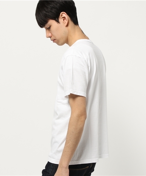 Good On（グッドオン）の「good on/グッドオン　ヘンリーネックTシャツ（Tシャツ/カットソー・メンズ・ブラック/ネイビー/グレー/セージグリーン/ホワイト/ブラウン/ライトブルー/マスタード・MEDIUM/X-LARGE/SMALL/LARGE）」の9枚目の写真