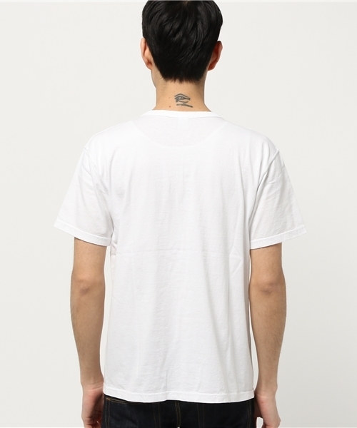 Good On（グッドオン）の「good on/グッドオン　ヘンリーネックTシャツ（Tシャツ/カットソー・メンズ・ブラック/ネイビー/グレー/セージグリーン/ホワイト/ブラウン/ライトブルー/マスタード・MEDIUM/X-LARGE/SMALL/LARGE）」の10枚目の写真