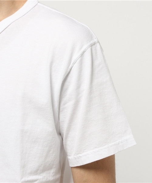 Good On（グッドオン）の「good on/グッドオン　ヘンリーネックTシャツ（Tシャツ/カットソー・メンズ・ブラック/ネイビー/グレー/セージグリーン/ホワイト/ブラウン/ライトブルー/マスタード・MEDIUM/X-LARGE/SMALL/LARGE）」の12枚目の写真