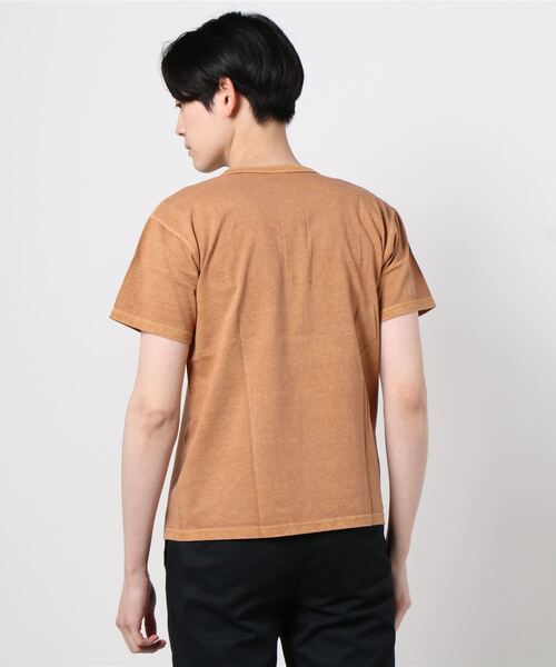 Good On（グッドオン）の「good on/グッドオン　ヘンリーネックTシャツ（Tシャツ/カットソー・メンズ・ブラック/ネイビー/グレー/セージグリーン/ホワイト/ブラウン/ライトブルー/マスタード・MEDIUM/X-LARGE/SMALL/LARGE）」の15枚目の写真