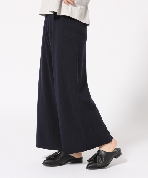 HARE（ハレ）の「ハイゲージハーフミラノアミパンツ（HARE）（その他パンツ・レディース・ネイビー/グレー/レッド・FREE）」の2枚目の写真