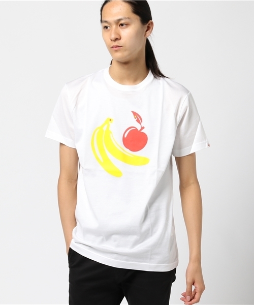 HEAD PORTER（ヘッドポーター）の「HELLO! TEE（Tシャツ/カットソー・メンズ・ホワイト/ブラック・X-LARGE/SMALL/LARGE/MEDIUM）」の3枚目の写真