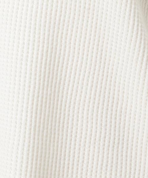 green label relaxing(グリーンレーベルリラクシング)の「CF BIGワッフル VN POカットソー◆(Tシャツ/カットソー・レディース・オフホワイト/ブラック/ダークグリーン/その他1・FREE)」の14枚目の写真