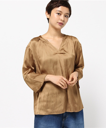 N.(N. Natural Beauty Basic) | モイストサテンスキッパーブラウス(シャツ/ブラウス)