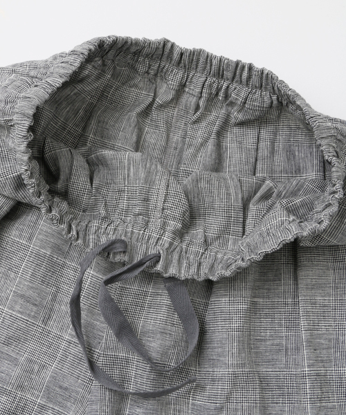 かぐれ(カグレ)の「かぐれ グレンチェックタックパンツ(その他パンツ・レディース・ブラック/ブラウン・FREE)」の13枚目の写真