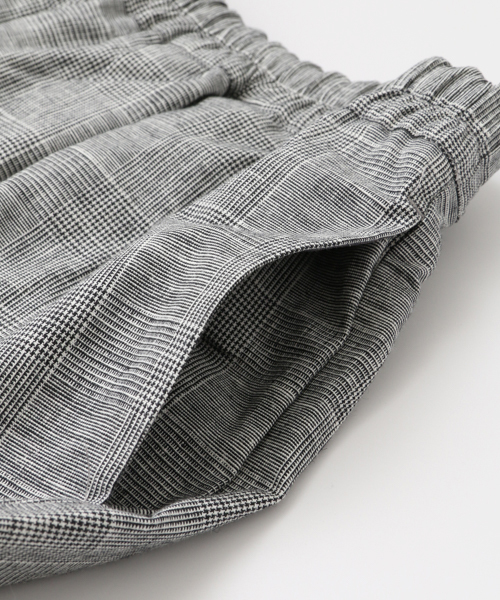 かぐれ(カグレ)の「かぐれ グレンチェックタックパンツ(その他パンツ・レディース・ブラック/ブラウン・FREE)」の12枚目の写真