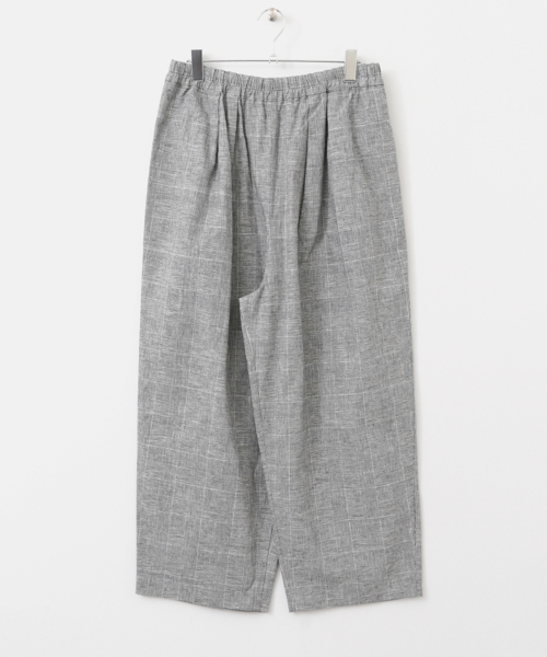 かぐれ(カグレ)の「かぐれ グレンチェックタックパンツ(その他パンツ・レディース・ブラック/ブラウン・FREE)」の5枚目の写真