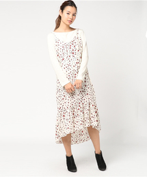 PLAIN CLOTHING | ハート柄キャミワンピース【PLAIN CLOTHING】(ワンピース)