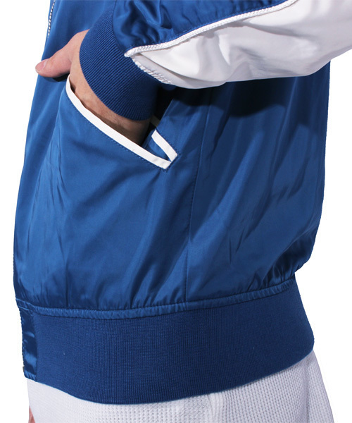 ８(eight)（エイト）の「スカジャン サテン（ブルゾン・メンズ・ブルー/グレー/カーキ/ブラック/ネイビー/ピンク・X-LARGE/MEDIUM/LARGE）」の17枚目の写真