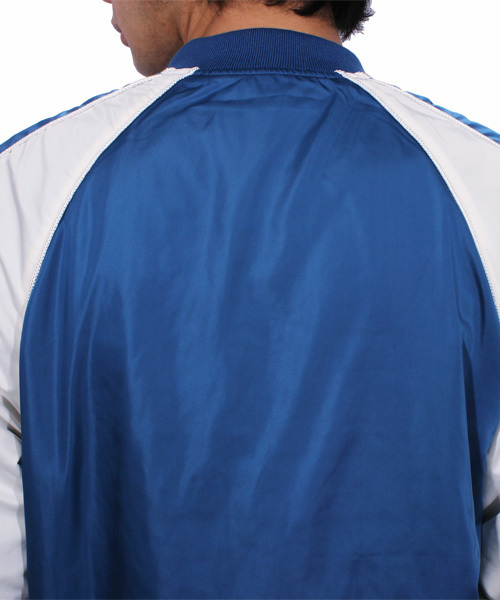 ８(eight)（エイト）の「スカジャン サテン（ブルゾン・メンズ・ブルー/グレー/カーキ/ブラック/ネイビー/ピンク・X-LARGE/MEDIUM/LARGE）」の22枚目の写真