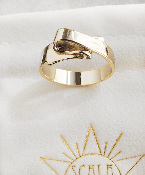 SCALA（スカラ）の「【SCALA/スカラ】Windingリング（リング・レディース・シルバー/ゴールド/アンティークゴールド/アンティークシルバー・#13/#11）」の2枚目の写真