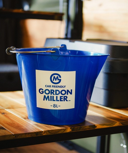 GORDON MILLER(ゴードンミラー)の「GORDON MILLER(ゴードンミラー) ラバーバケツ 8L(掃除グッズ・レディース・ホワイト/ブルー/イエロー・X-LARGE)」の1枚目の写真