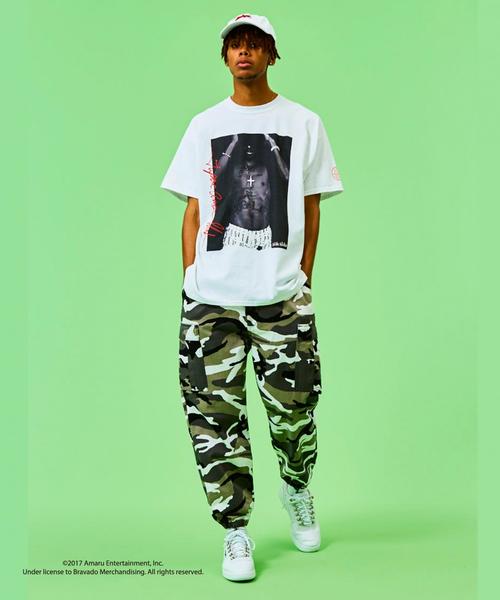 MONKEY TIME（モンキータイム）の「＜2PAC × monkey time＞ PHOTO PRINT TEE/Tシャツ ◆（Tシャツ/カットソー・メンズ・ホワイト/ブラック・LARGE/X-LARGE/SMALL/MEDIUM）」の5枚目の写真