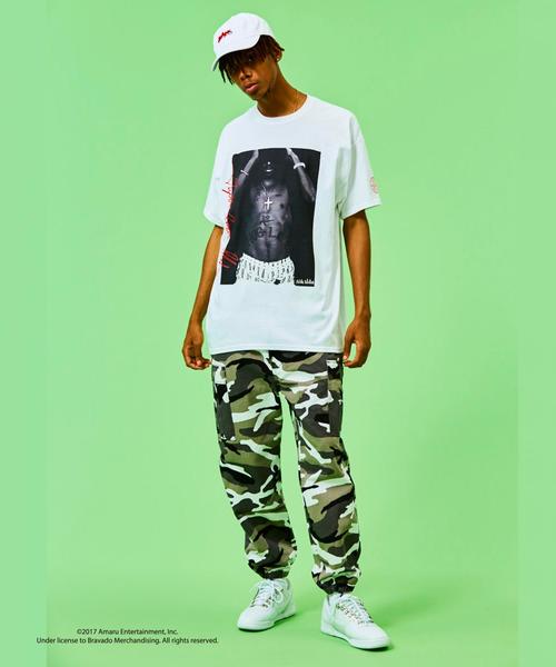 MONKEY TIME（モンキータイム）の「＜2PAC × monkey time＞ PHOTO PRINT TEE/Tシャツ ◆（Tシャツ/カットソー・メンズ・ホワイト/ブラック・LARGE/X-LARGE/SMALL/MEDIUM）」の6枚目の写真