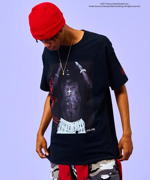 MONKEY TIME（モンキータイム）の「＜2PAC × monkey time＞ PHOTO PRINT TEE/Tシャツ ◆（Tシャツ/カットソー・メンズ・ホワイト/ブラック・LARGE/X-LARGE/SMALL/MEDIUM）」の7枚目の写真