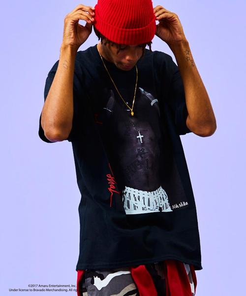 MONKEY TIME（モンキータイム）の「＜2PAC × monkey time＞ PHOTO PRINT TEE/Tシャツ ◆（Tシャツ/カットソー・メンズ・ホワイト/ブラック・LARGE/X-LARGE/SMALL/MEDIUM）」の9枚目の写真