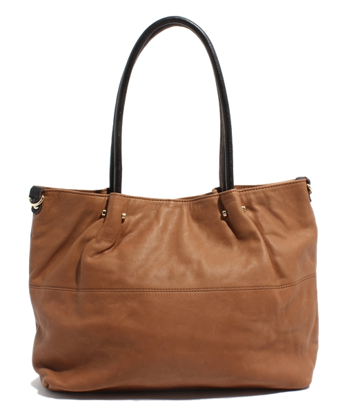 NANO universe（ナノユニバース）の「King Medal(キング メダル)/ プレーン レザー トートバッグ(S)（トートバッグ・メンズ・ブラック/カーキ/ブルー/グリーン/レッド/グレー/ライトブラウン/ブラウン/ダークブラウン・FREE）」の5枚目の写真