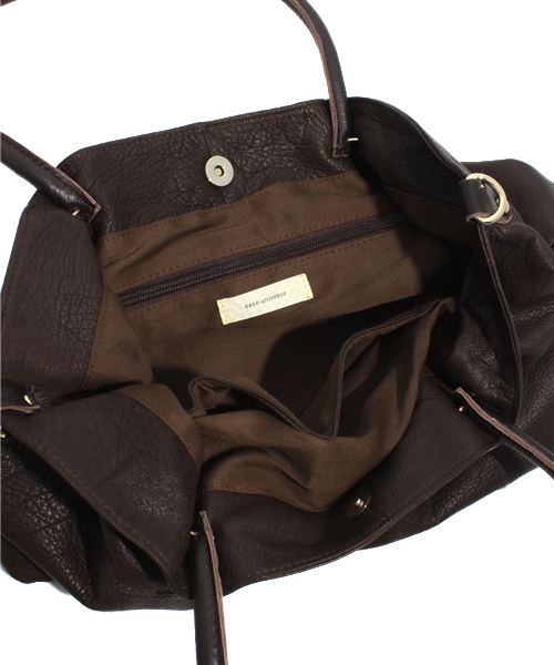 NANO universe（ナノユニバース）の「King Medal(キング メダル)/ プレーン レザー トートバッグ(S)（トートバッグ・メンズ・ブラック/カーキ/ブルー/グリーン/レッド/グレー/ライトブラウン/ブラウン/ダークブラウン・FREE）」の14枚目の写真