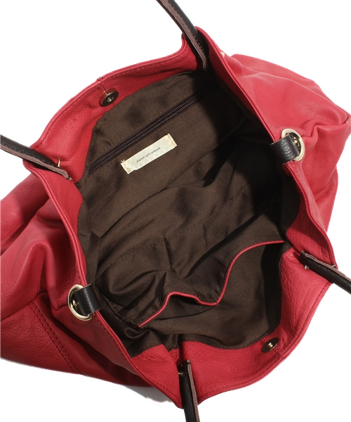 NANO universe（ナノユニバース）の「King Medal(キング メダル)/ プレーン レザー トートバッグ(S)（トートバッグ・メンズ・ブラック/カーキ/ブルー/グリーン/レッド/グレー/ライトブラウン/ブラウン/ダークブラウン・FREE）」の17枚目の写真