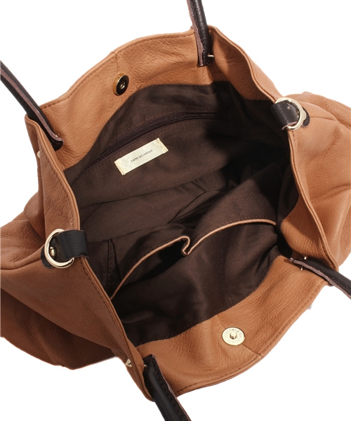 NANO universe（ナノユニバース）の「King Medal(キング メダル)/ プレーン レザー トートバッグ(S)（トートバッグ・メンズ・ブラック/カーキ/ブルー/グリーン/レッド/グレー/ライトブラウン/ブラウン/ダークブラウン・FREE）」の19枚目の写真