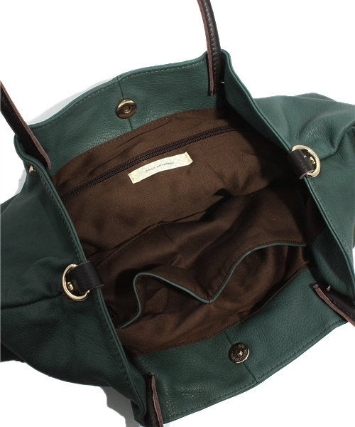 NANO universe（ナノユニバース）の「King Medal(キング メダル)/ プレーン レザー トートバッグ(S)（トートバッグ・メンズ・ブラック/カーキ/ブルー/グリーン/レッド/グレー/ライトブラウン/ブラウン/ダークブラウン・FREE）」の20枚目の写真