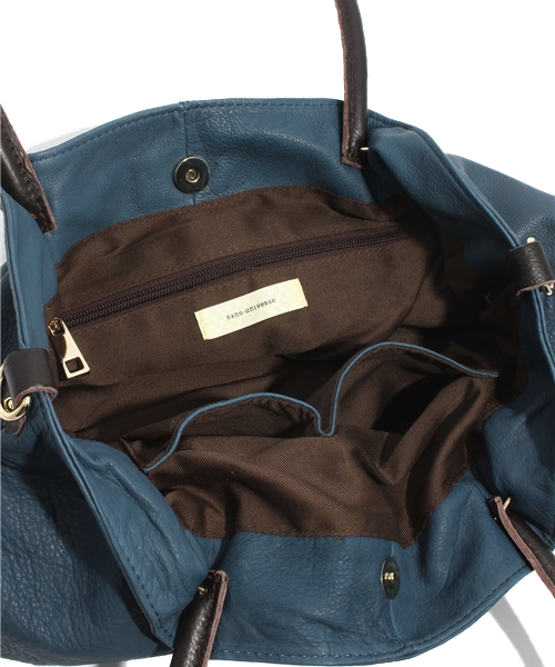 NANO universe（ナノユニバース）の「King Medal(キング メダル)/ プレーン レザー トートバッグ(S)（トートバッグ・メンズ・ブラック/カーキ/ブルー/グリーン/レッド/グレー/ライトブラウン/ブラウン/ダークブラウン・FREE）」の21枚目の写真