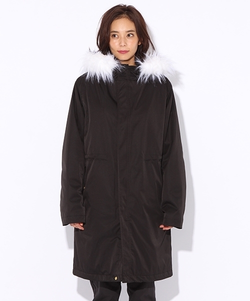 niko and...（ニコアンド）の「リッチFファーミリタリーコート【niko and ...】（ミリタリージャケット・レディース・カーキ/ブラック・LARGE/MEDIUM）」の12枚目の写真