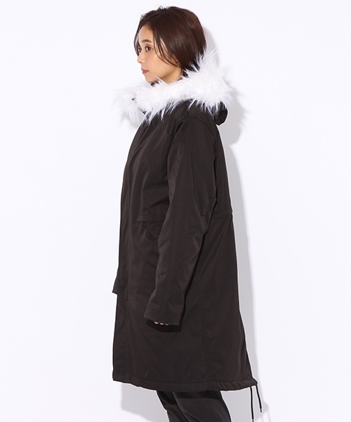 niko and...（ニコアンド）の「リッチFファーミリタリーコート【niko and ...】（ミリタリージャケット・レディース・カーキ/ブラック・LARGE/MEDIUM）」の13枚目の写真