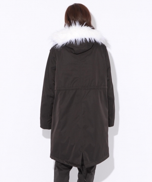 niko and...（ニコアンド）の「リッチFファーミリタリーコート【niko and ...】（ミリタリージャケット・レディース・カーキ/ブラック・LARGE/MEDIUM）」の14枚目の写真