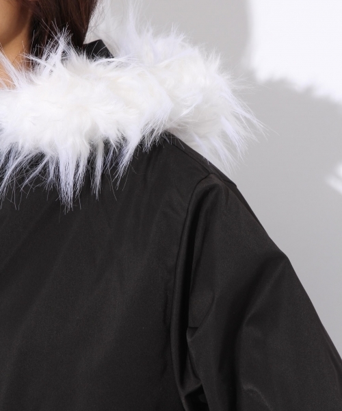 niko and...（ニコアンド）の「リッチFファーミリタリーコート【niko and ...】（ミリタリージャケット・レディース・カーキ/ブラック・LARGE/MEDIUM）」の15枚目の写真