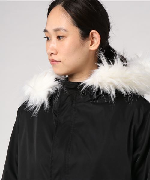 niko and...（ニコアンド）の「リッチFファーミリタリーコート【niko and ...】（ミリタリージャケット・レディース・カーキ/ブラック・LARGE/MEDIUM）」の6枚目の写真