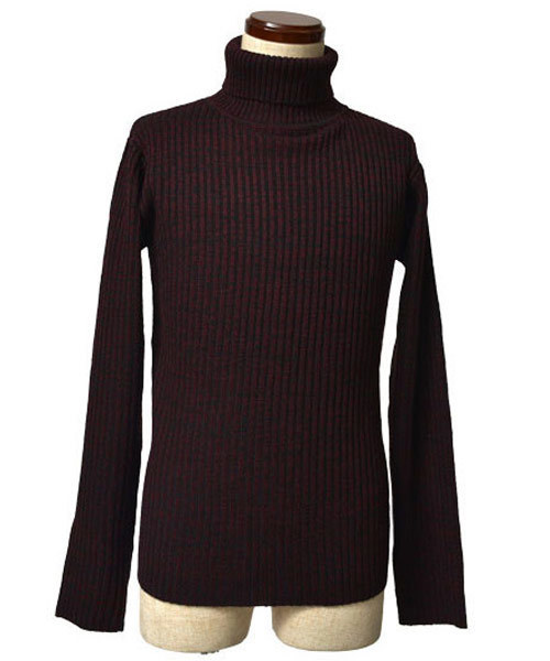 DIVINER（ディヴァイナー）の「リブタートルネックニット セーター（ニット/セーター・メンズ・ブラック系その他3/オフホワイト/ブラック系その他/グレー系その他/ブルー系その他/ブラック系その他2/ブラック・L/XL）」の12枚目の写真