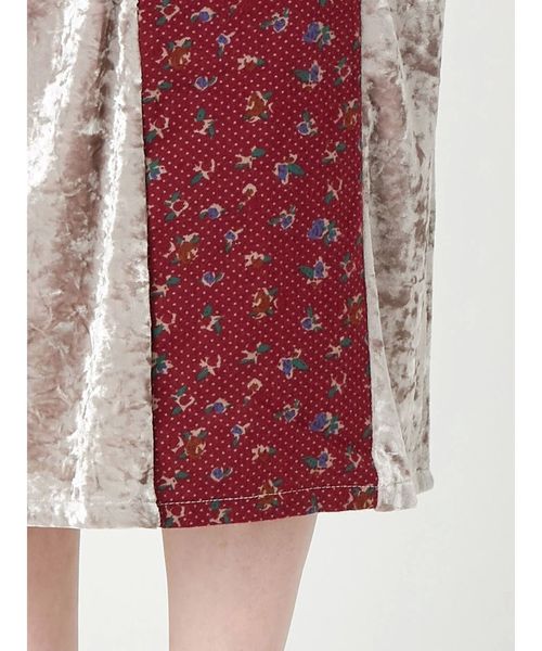 merry jenny（メリージェニー）の「パッチワークペンシルスカート（スカート・レディース・ブラック/ピンク/アイボリー・FREE）」の11枚目の写真