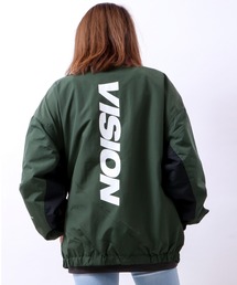 【VISION STREET WEAR】レトロスポーツビッグシルエットナイロンジャケット