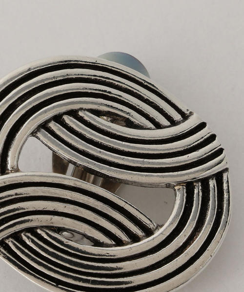 PHILIPPE AUDIBERT(フィリップ オーディベール)の「<PHILIPPE AUDIBERT(フィリップオーディベール)>ABRILクリップイヤリング(イヤリング・レディース・シルバー・FREE)」の4枚目の写真