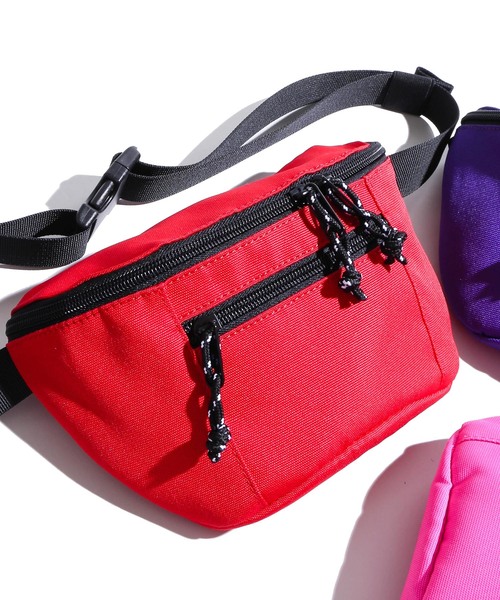 WEGO（ウィゴー）の「WEGO/ミニマムウエストバッグ（ボディバッグ/ウエストポーチ・メンズ・ホワイト/ブラック/パープル/レッド/ピンク/イエロー/ブルー/その他1/キャメル/シルバー/その他2・FREE）」の8枚目の写真